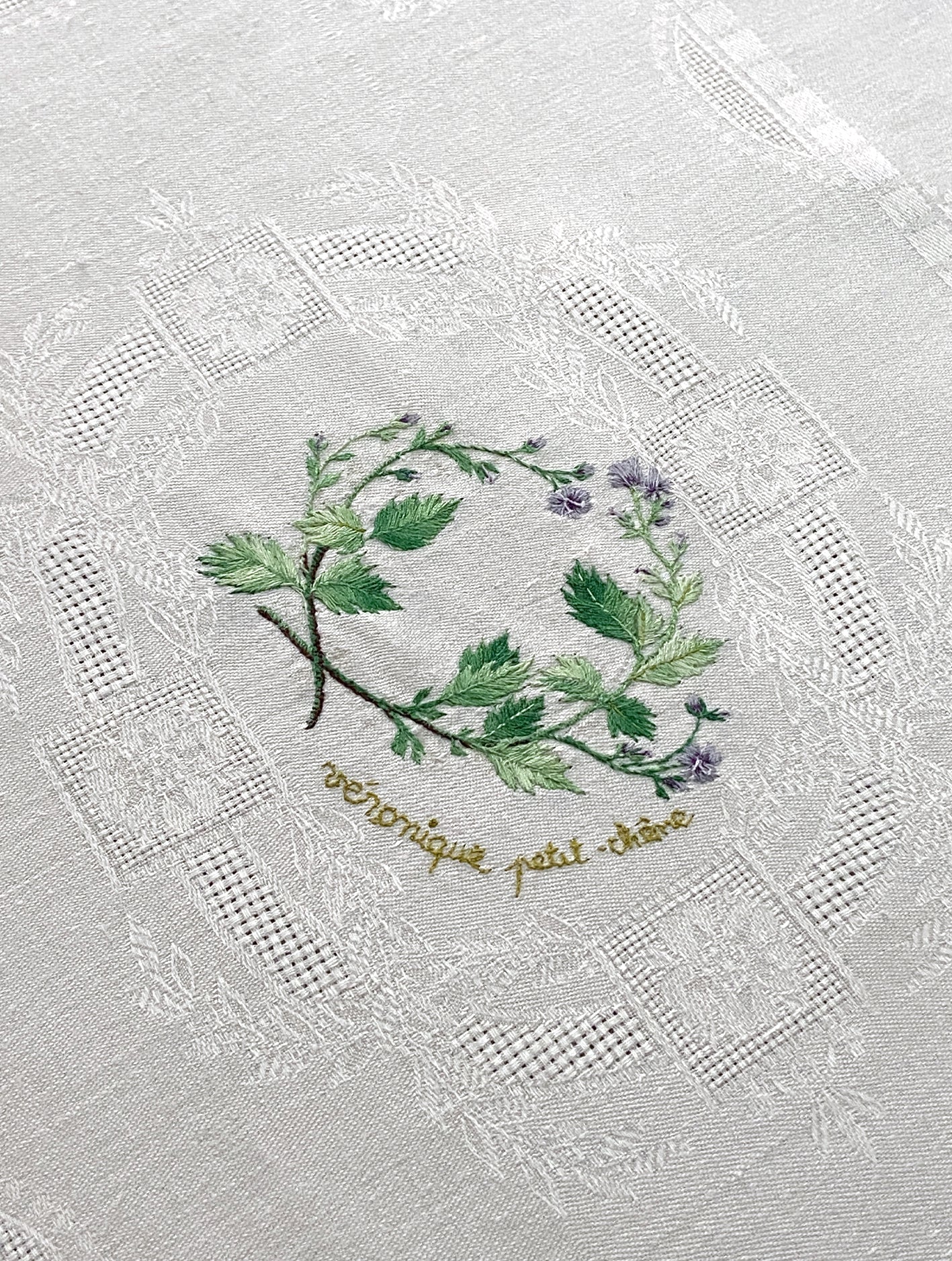 Nappe damassée
