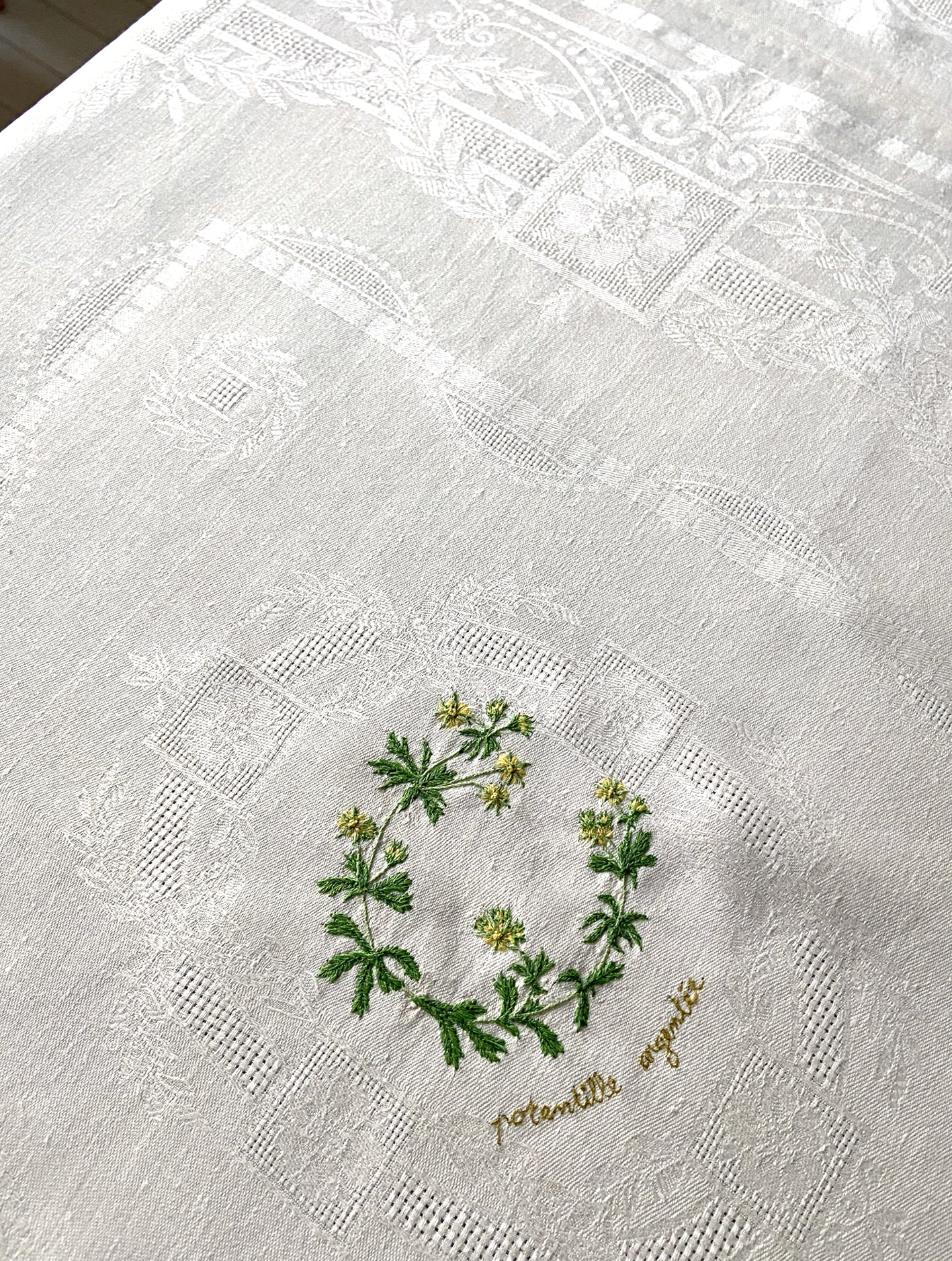 Nappe damassée