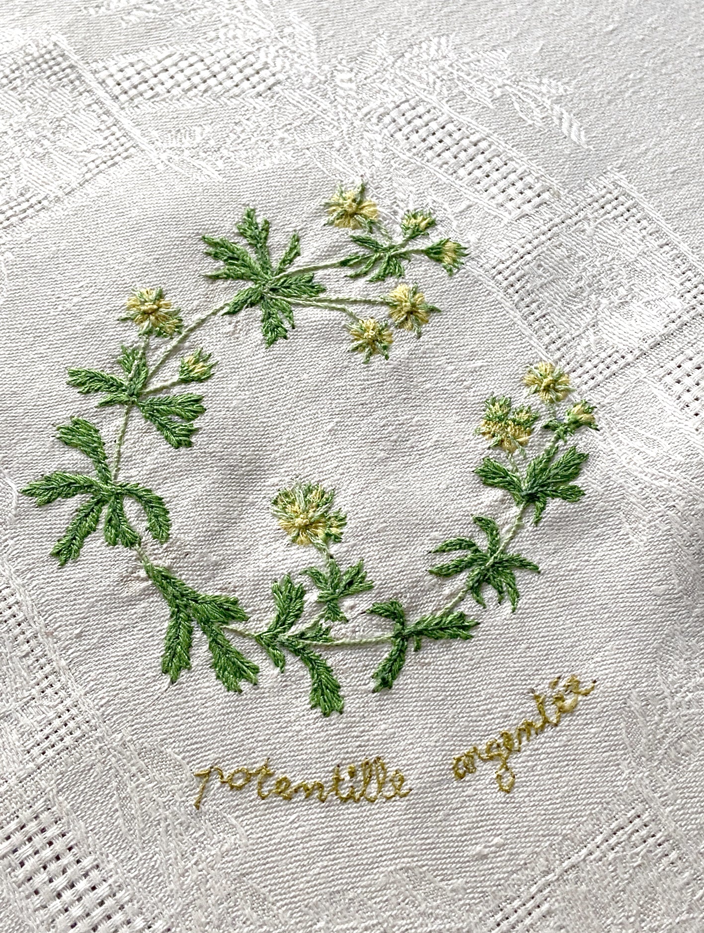 Nappe damassée