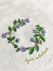 Nappe damassée