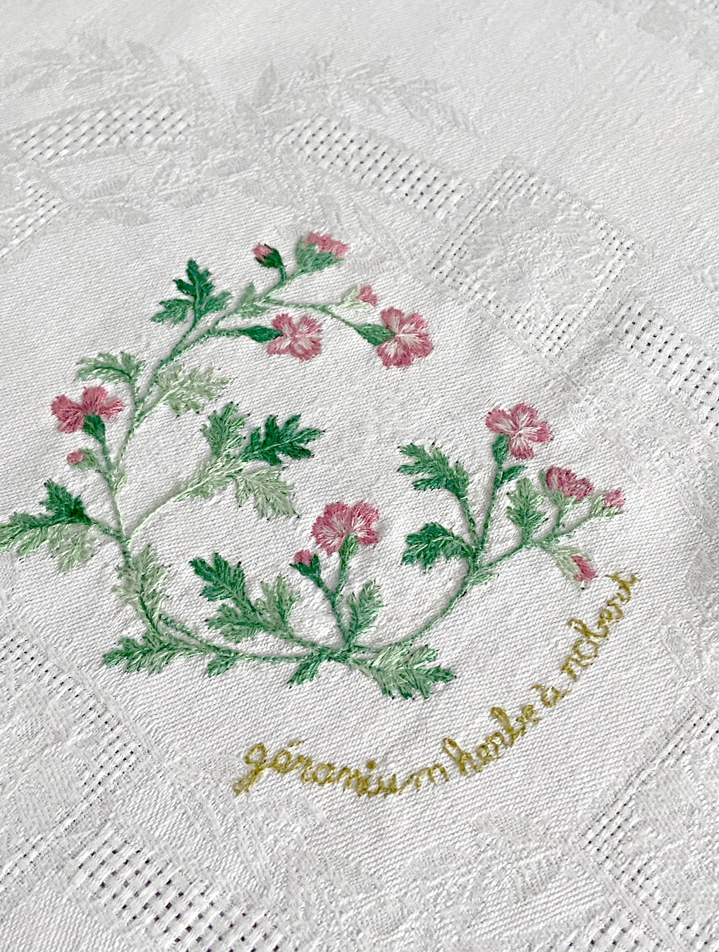 Nappe damassée