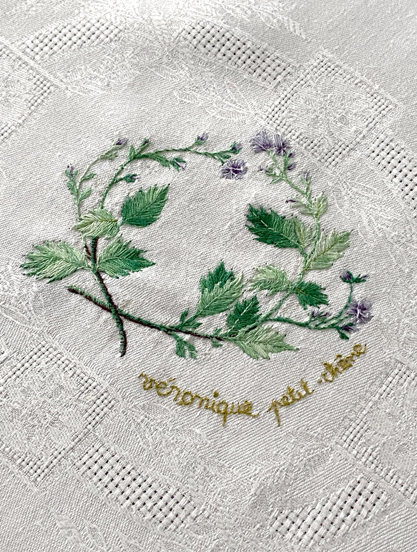 Nappe damassée