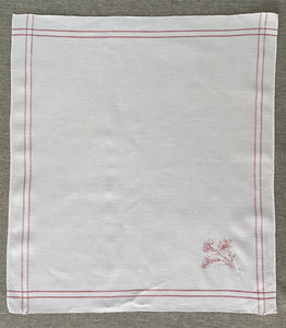 4 Serviettes “Bleuets et Marguerites d'été”