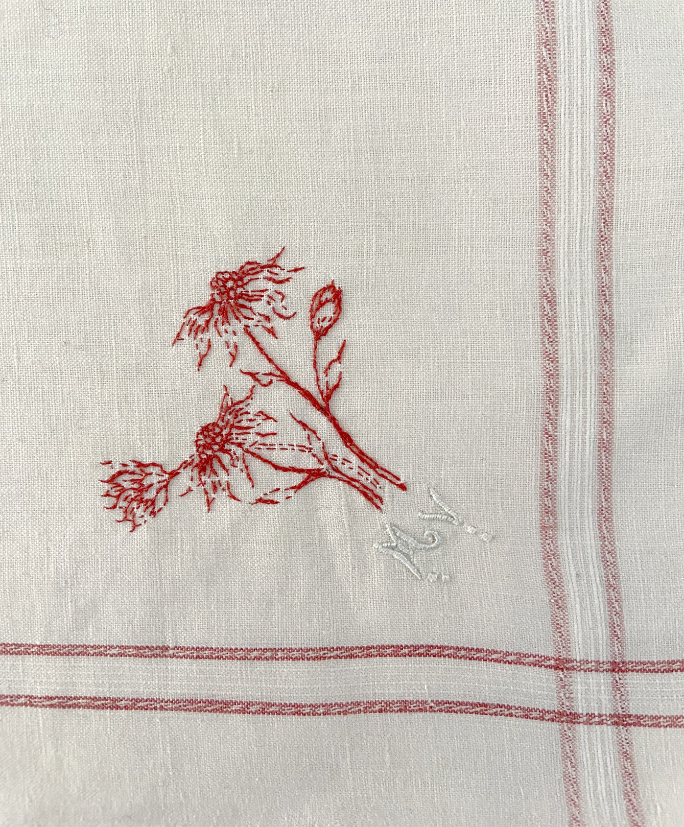 4 Serviettes “Bleuets et Marguerites d'été”