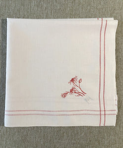 4 Serviettes “Bleuets et Marguerites d'été”
