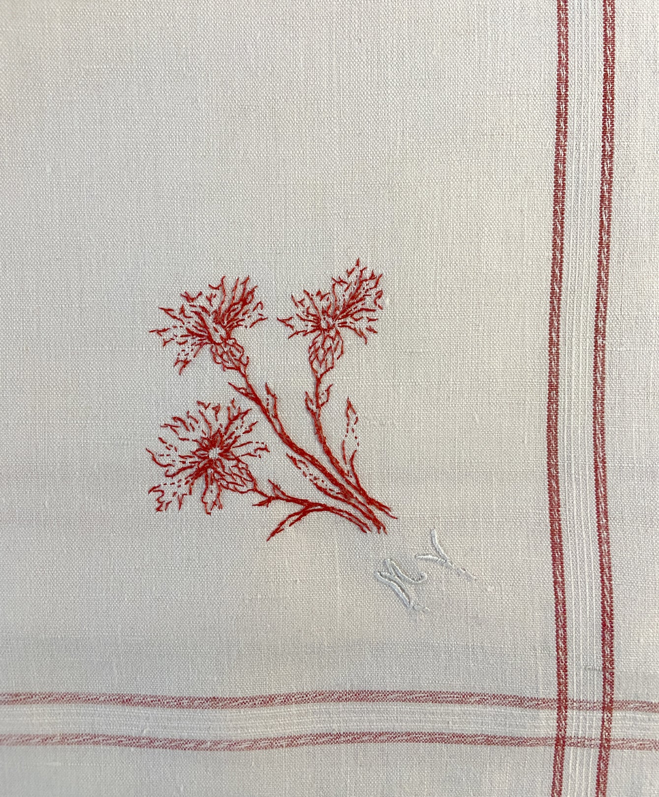 4 Serviettes “Bleuets et Marguerites d'été”