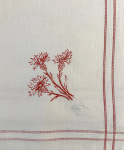 4 Serviettes “Bleuets et Marguerites d'été”