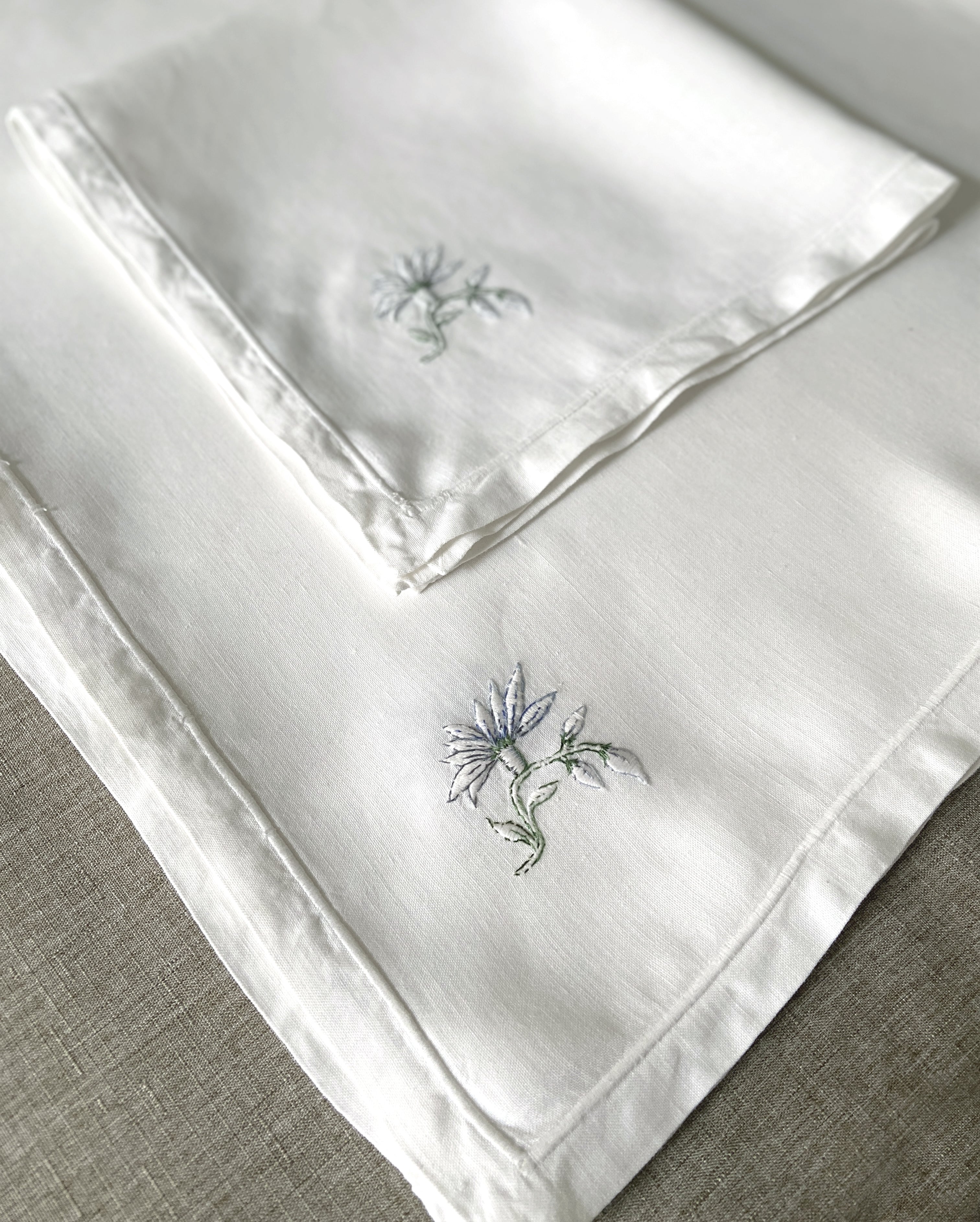 6 Serviettes "Bleuets"