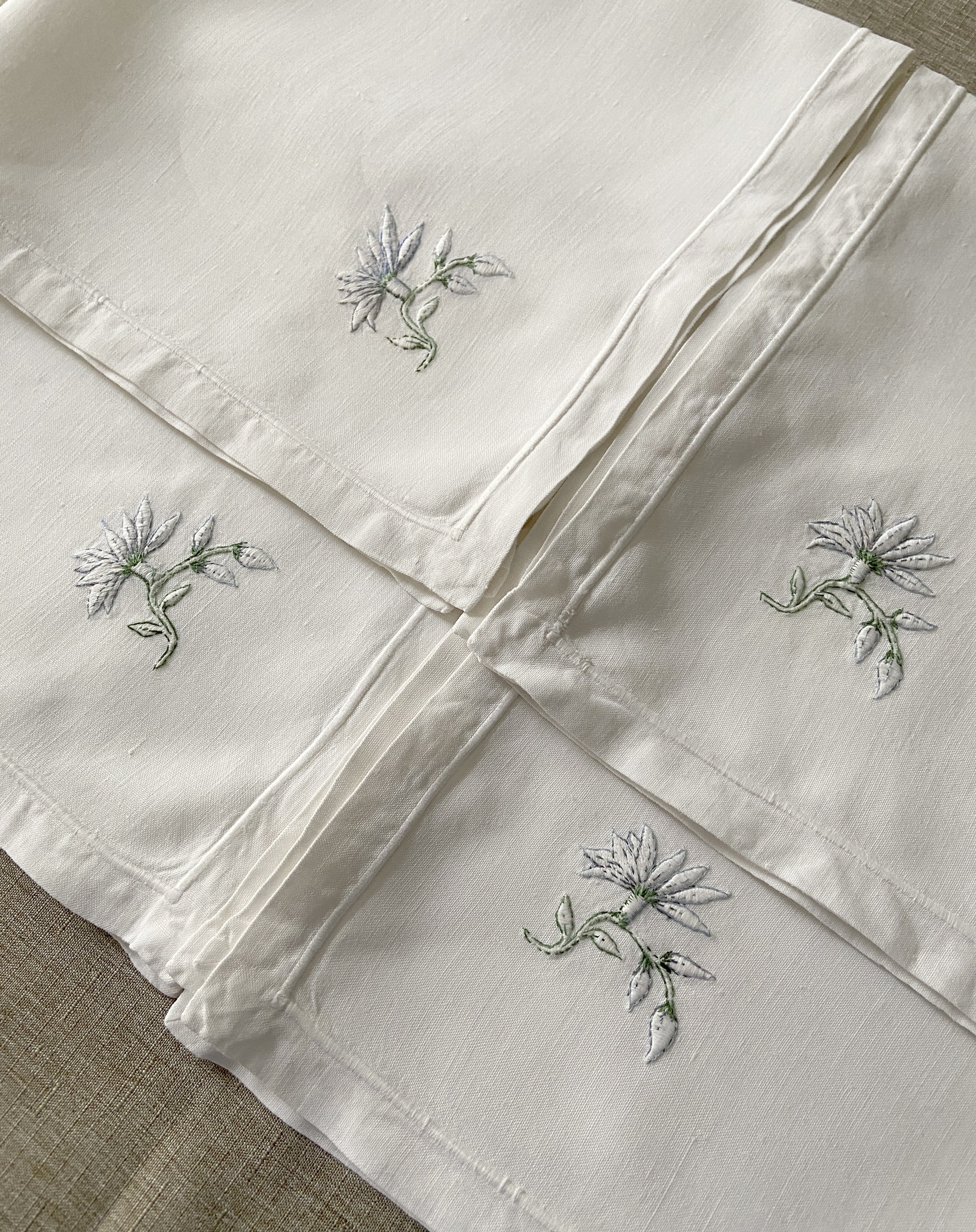 6 Serviettes "Bleuets"