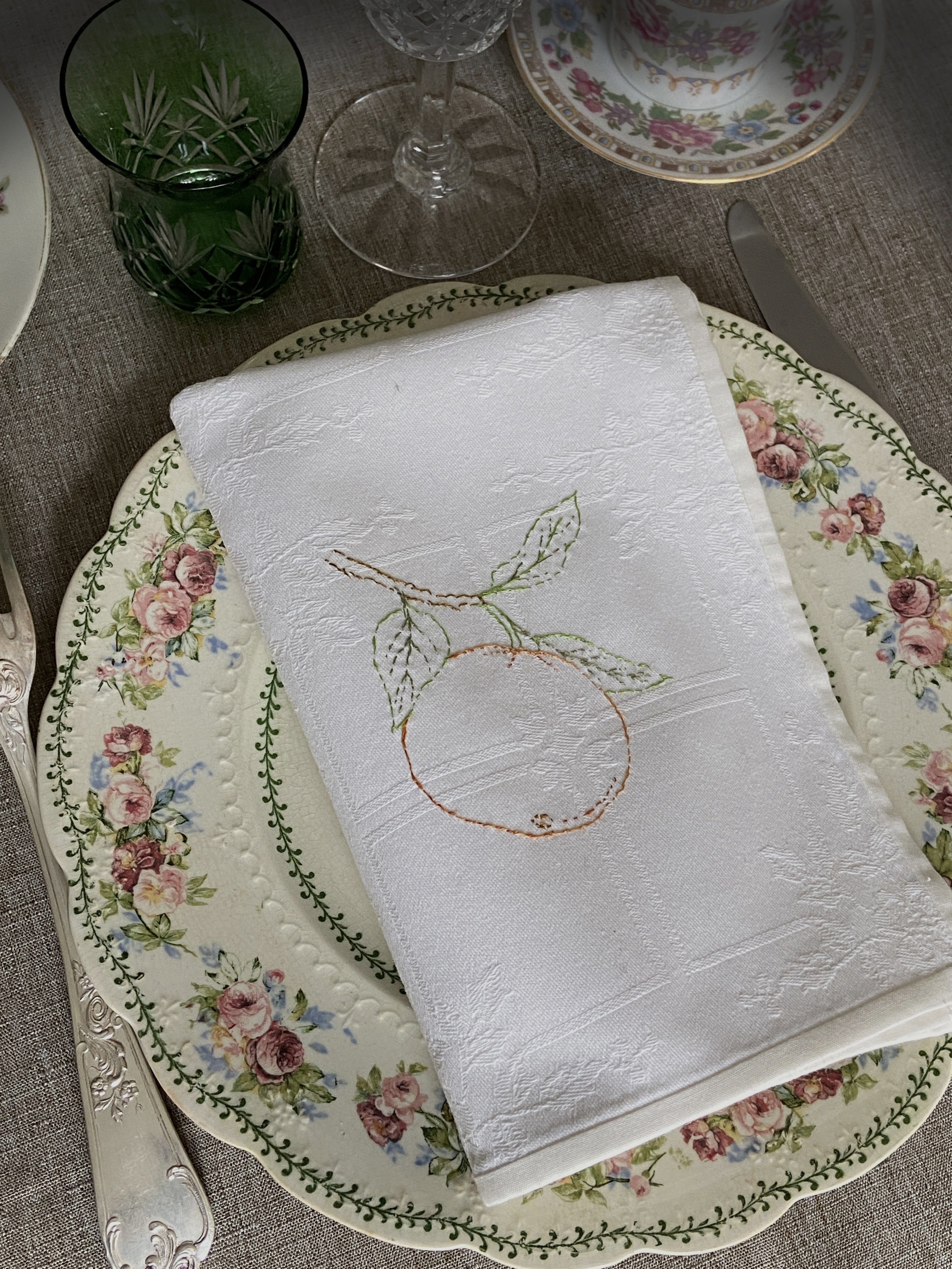 4 Serviettes, 4 Fruits