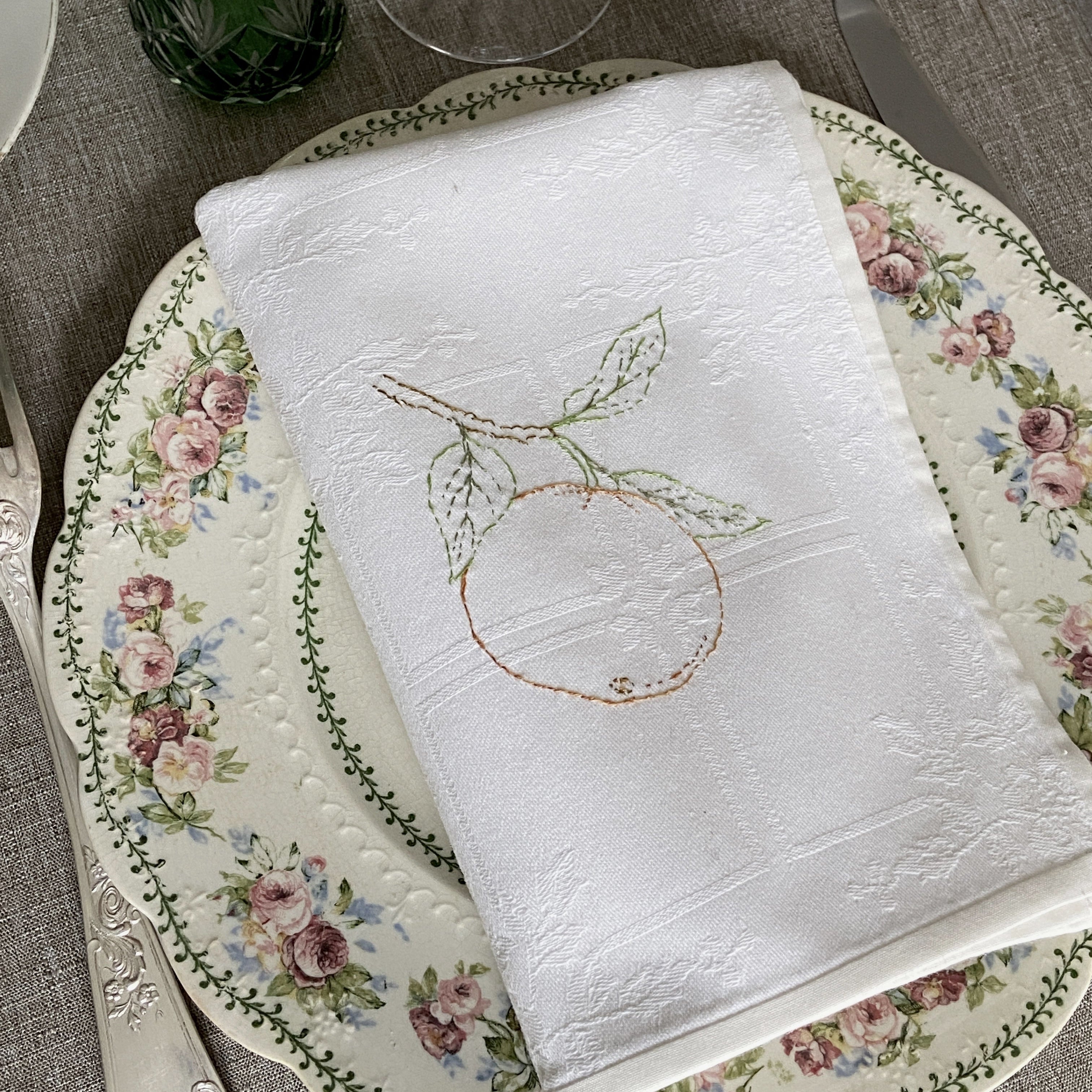 4 Serviettes, 4 Fruits