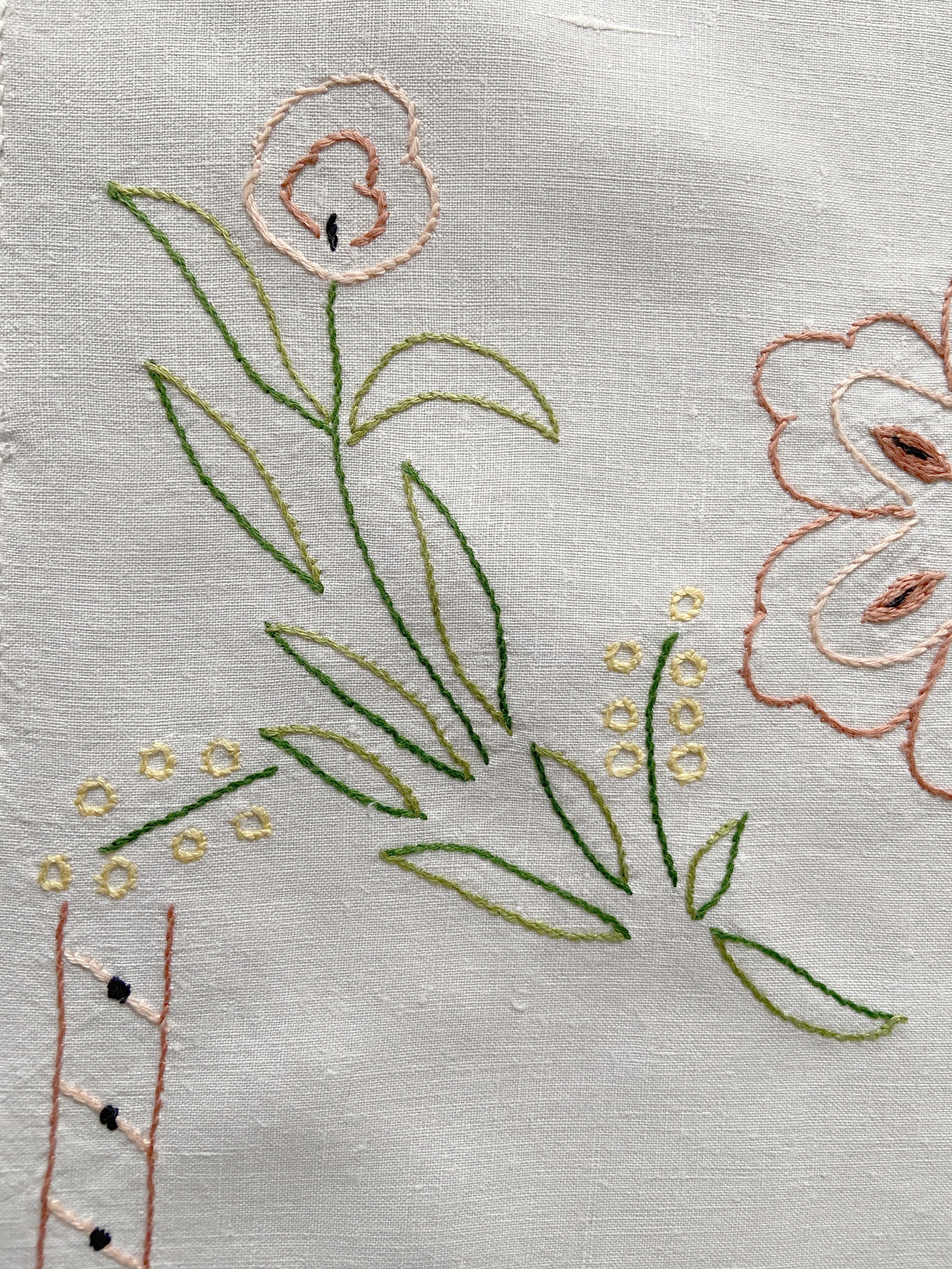 Centre de table  "Fleurs du jardin"