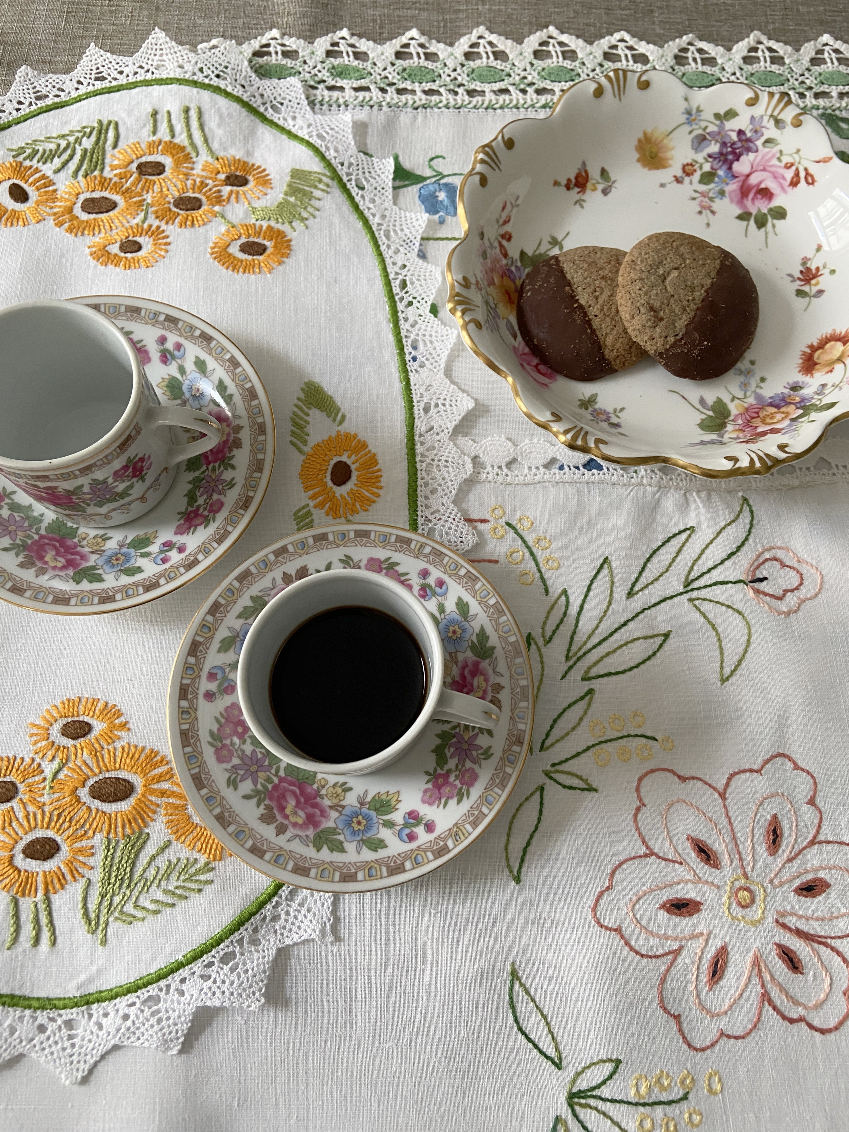 Centre de table  "Fleurs du jardin"