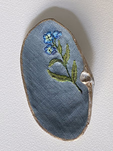 Coquillages brodés