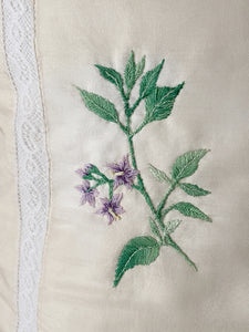 Coussin fleuri