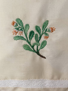 Coussin fleuri