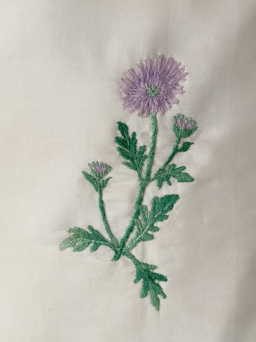 Coussin fleuri
