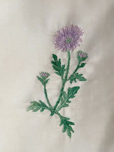 Coussin fleuri