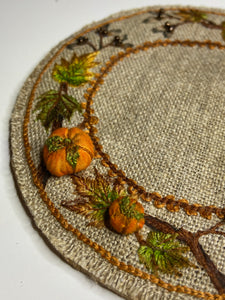 Dessous de bougie “Couleurs d'automne”