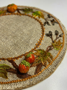 Dessous de bougie “Couleurs d'automne”