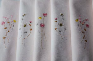 6 Serviettes "Fleurs des champs"