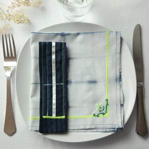 6 Serviettes “Lumineux Shibori”