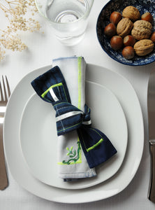 6 Serviettes “Lumineux Shibori”
