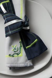 6 Serviettes “Lumineux Shibori”