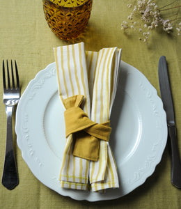 Serviettes “Le mimosa de Valbonne”