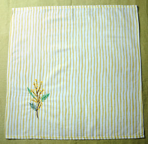 Serviettes “Le mimosa de Valbonne”