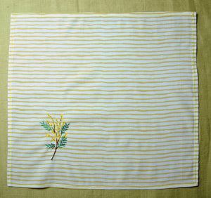 Serviettes “Le mimosa de Valbonne”