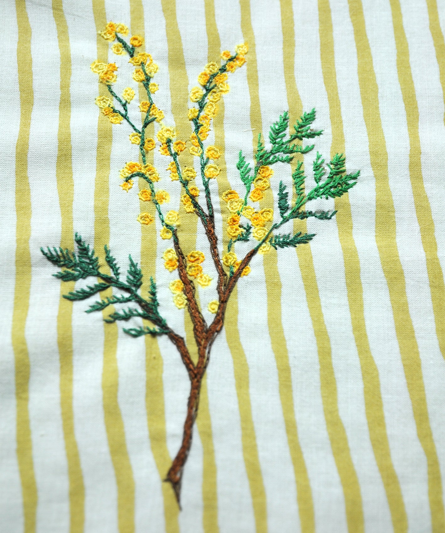 Serviettes “Le mimosa de Valbonne”