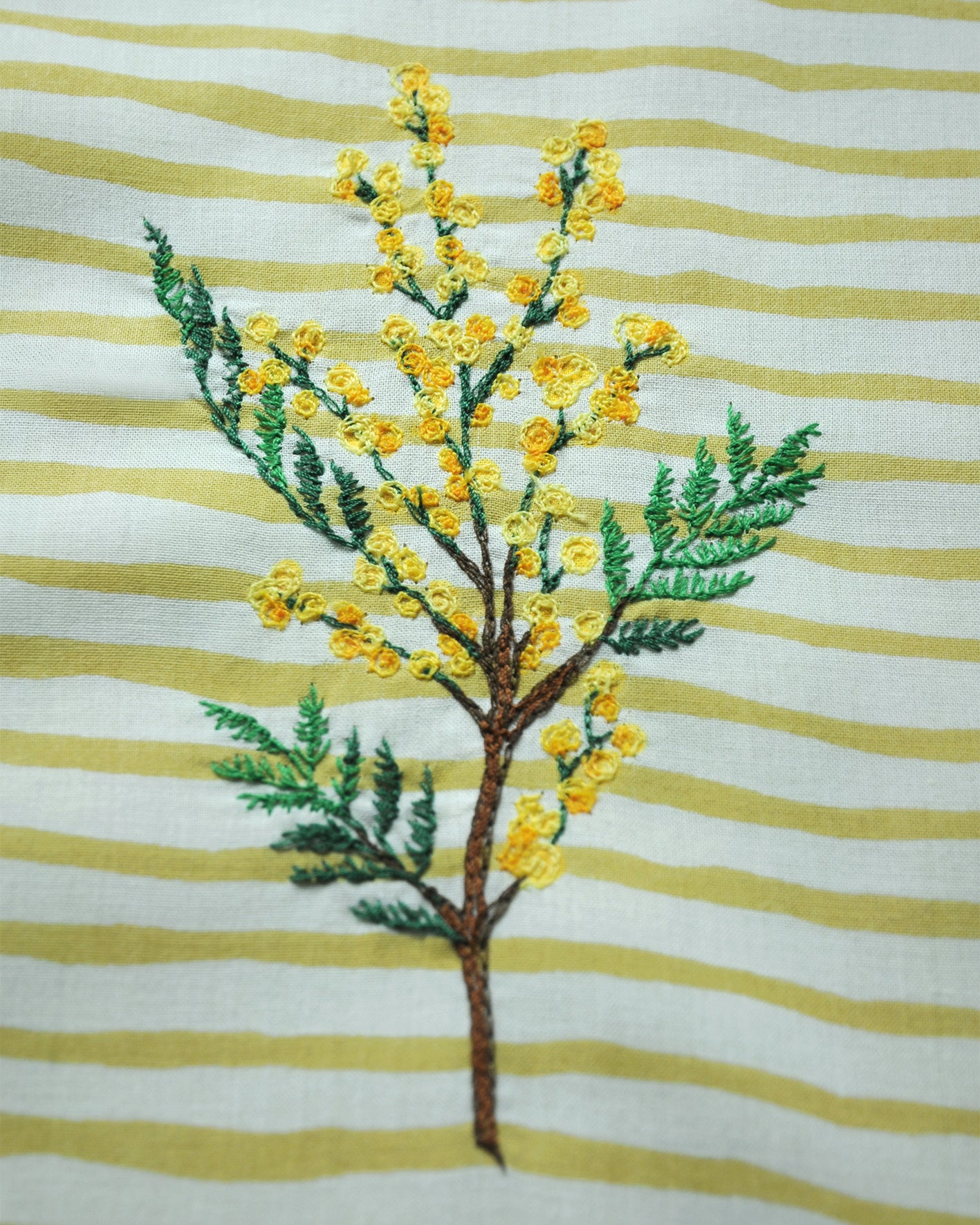 Serviettes “Le mimosa de Valbonne”