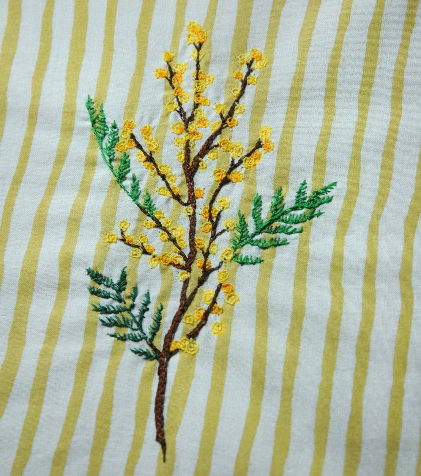 Serviettes “Le mimosa de Valbonne”