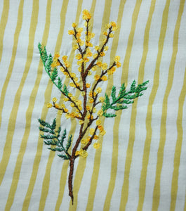 Serviettes “Le mimosa de Valbonne”