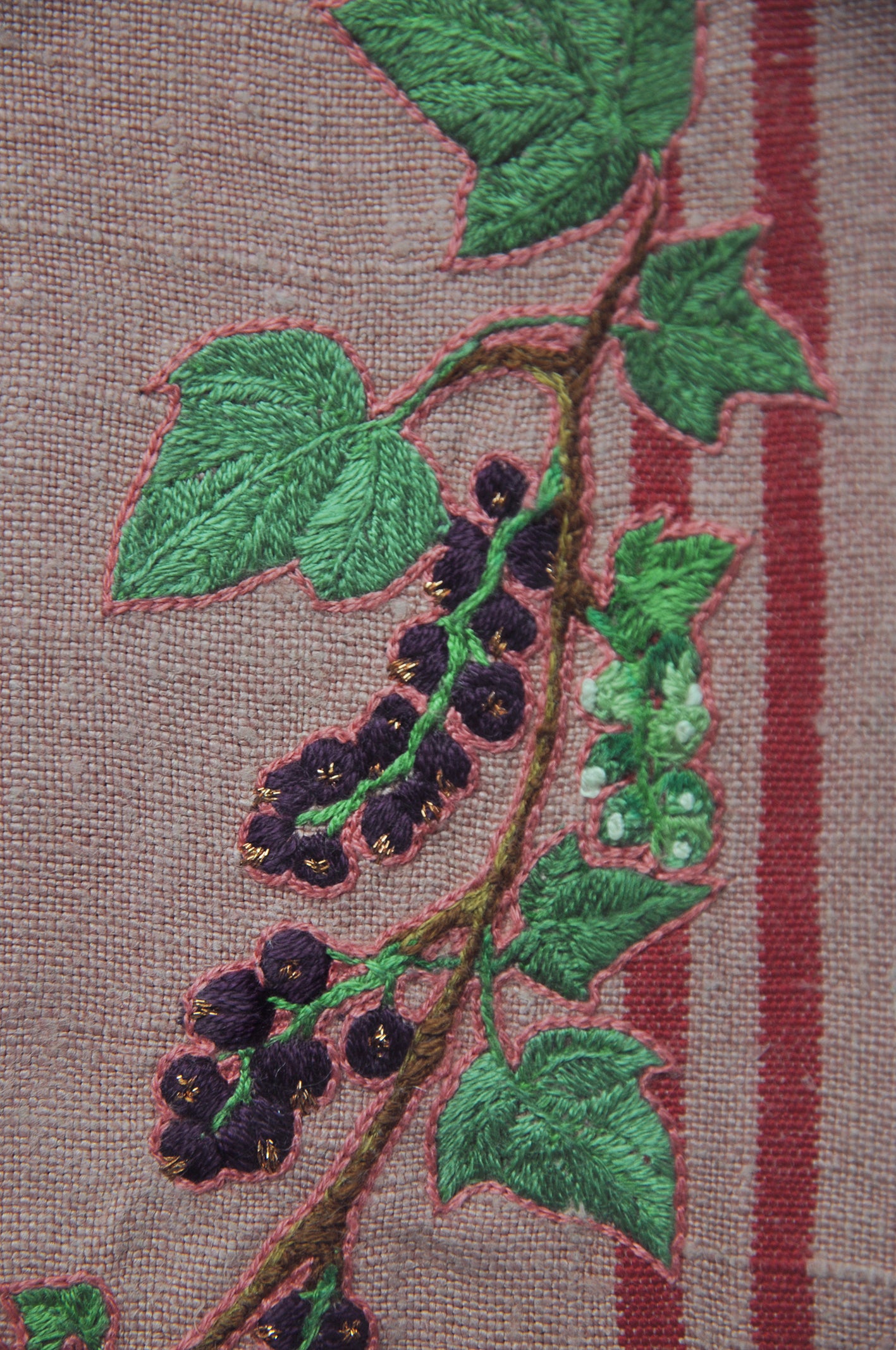 Torchon ”Baies de cassis”