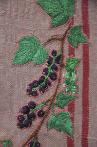 Torchon ”Baies de cassis”