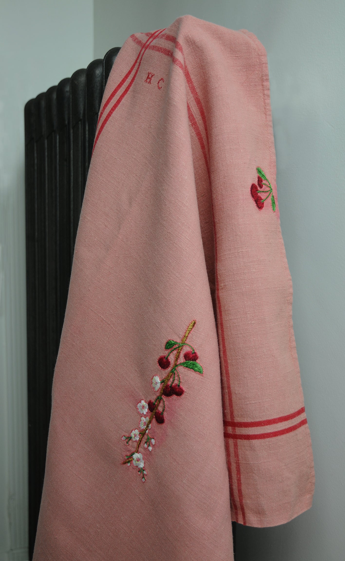Torchon ”Cerisier en fleurs”