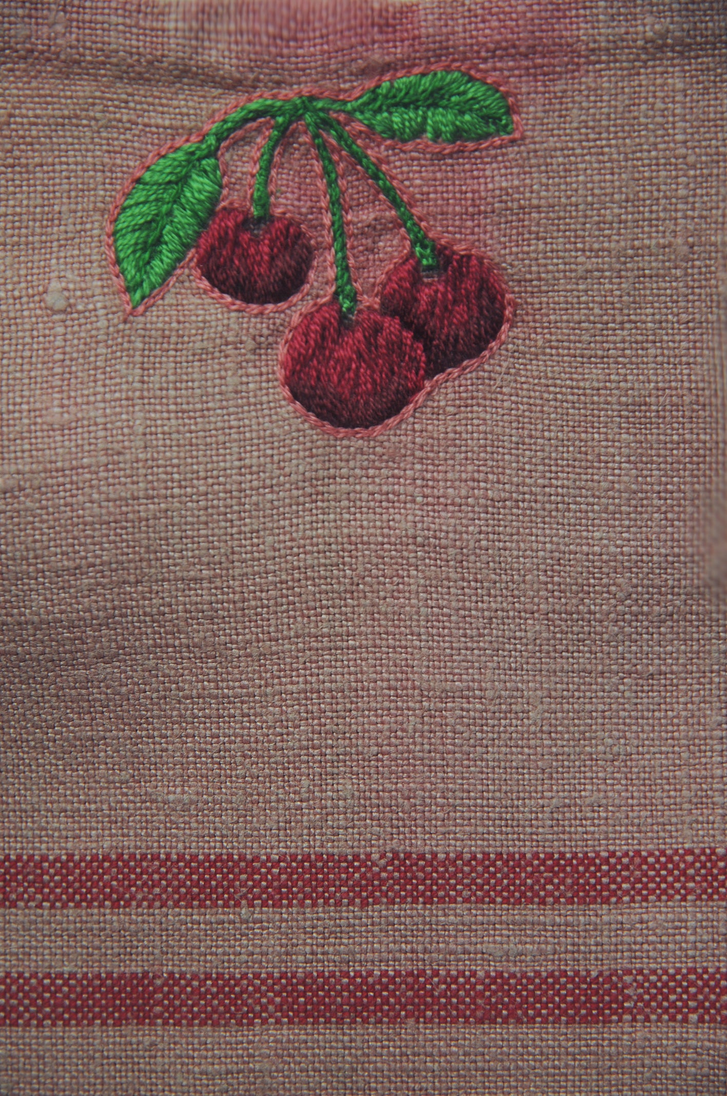 Torchon ”Cerisier en fleurs”