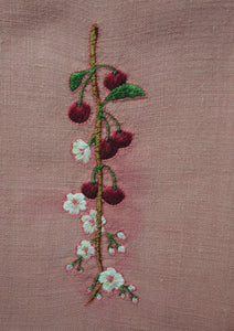 Torchon ”Cerisier en fleurs”