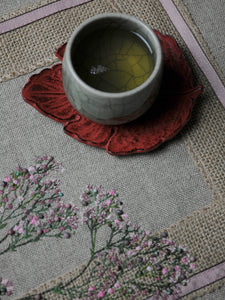Centre de table ”Gypsophile rose”