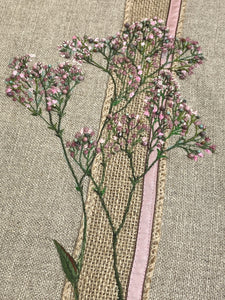 Centre de table ”Gypsophile rose”