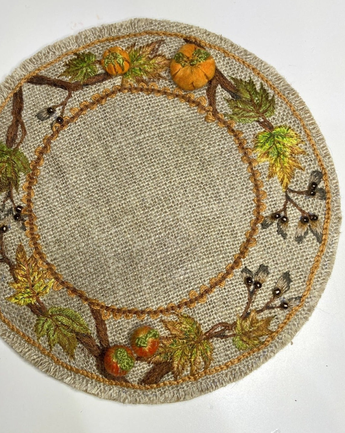 Dessous de bougie “Couleurs d'automne”