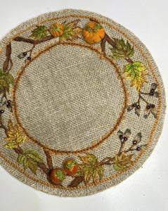 Dessous de bougie “Couleurs d'automne”