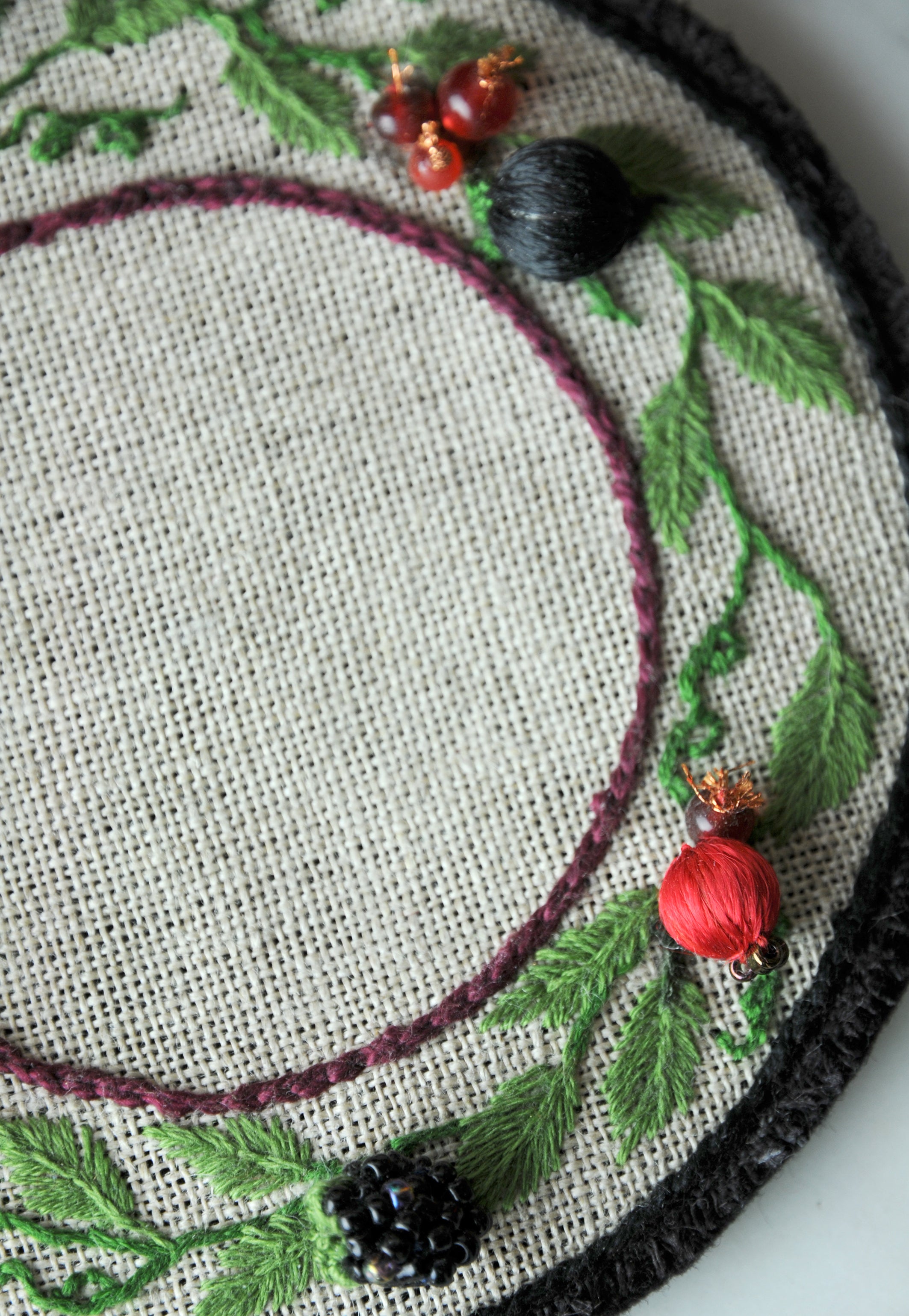 Dessous de bougie “Bel été”
