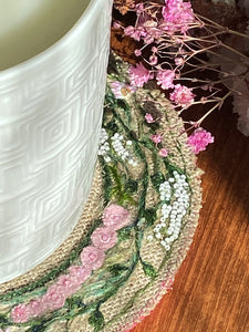 Dessous de bougie “Doux printemps”